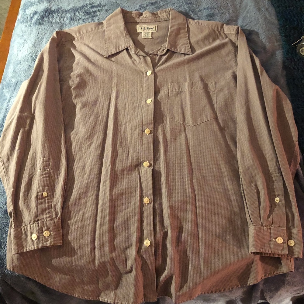 L.L. Bean button down shirt size XL EUC
